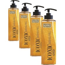 Trendexa Sabun, Iconic Gold Peeling Etkili Premium Sıvı, 450 ml (4 Paketi)