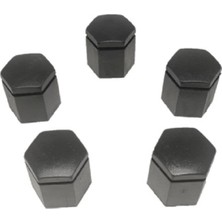 Trendexa Opel Astra K ile Uyumlu Bijon Kapağı Siyah 5 Adet 19X24 mm