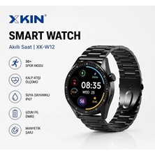 Xkin XK-W12 Erkek Akıllı Saat Metal Kordonlu - 46MM Klasik Tasarım