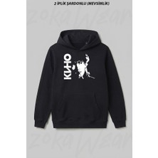 Zoka Wear Vintage Photograp Viktor Tsoi Rock Musician Russia Cinema Gift Long Sleeve Awesome For Music Fan Ön Baskılı Kapüşonlu Sweatshirt