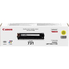 Canon 6269B002 CRG-731Y Sarı Orijinal Lazer Toner 1.500 Sayfa