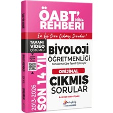 Dizgi Kitabevi 2027 Meb Ags Öabt Biyoloji Öğretmenliği Son 14 Yıl Orijinal Video Çözümlü Çıkmış Sorular