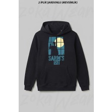Zoka Wear Salem S Lot Stephen King Ön Baskılı Kapüşonlu Sweatshirt