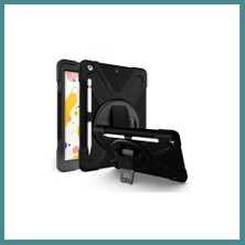 Bezos iPad Air 13 (2024) Kılıf Amazing Tablet Kapak - Siyah Mac
