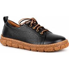 Stato Evelina Hakiki Deri Bağcıklı Kadın Günlük Ayakkabı