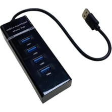 Xml Bayiciniz Tr 4 Port USB 3.0 Hub Çoğaltıcı Çoklayıcı Çoklama LED Işıklı