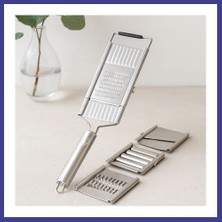 Bezos 3'ü 1 Arada Metal Rende Seti (Rende, Soyacak, Dilimleme) Mrl