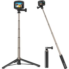 Die Grup Tr 23.6/60CM Selfie Stick Tripod Uzatılabilir Eylem Kamera Dağı