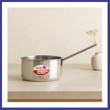 Bezos 12 cm Çelik Sos Tava Tel Kulplu Mrl