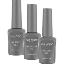Neon Koyu Pembe Kalıcı Oje 71-Yoğun Renk Veren Jel Oje 12 Ml-Nail Uv Gel Polish 71 (3 Paketi)