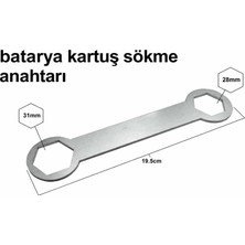 Feyza Yapı Mutfak Lavabo Banyo Bataryası 40 Lik Ayaklı Kartuş ve Sökme ve Takma Anahtarı