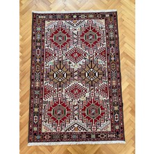 El Dokuma, Sumak, Yün-Ipek, Kökboya Türk Kilimi 152 * 105