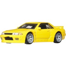 Premium Araba Kültürü Koleksiyon Oyuncak Araba, 1:64 Ölçekli Döküm Nissan Skyline R32 Pandem, Ronin Run 2 Araç Gerçek Riders Lastikleri ile