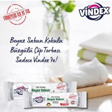 Beyaz Sabun Kokulu Çöp Torbası Büzgülü Orta Boy