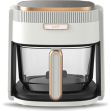 Peramari Nell Healthy Glass Cam Air Fryer 4,5 Lt EP9930 Beyaz