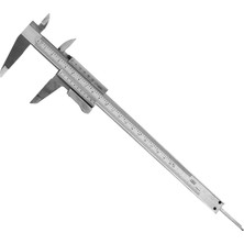 (0.02 Hassasiyet) 200 mm Kilitli Mekanik Kumpas Monoblok Metal Gövde Iç Dış Derinlik Ölçüm Aleti