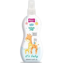 Bebek Yağı Sprey, 200 Ml, Masaj ve Rahatlatma