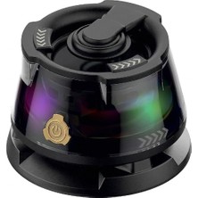 D39 Manyetik Rgb Işıklı 5.3 Telefon Tutucu Mini Bluetooth Hoparlör Speaker Siyah