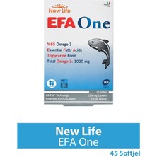 Efa One Omega-3, 1020 Mg, 45 Softgel Kapsül