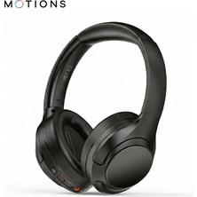 MS-H61 Kulak Üstü Kablosuz Kulaklık, Anc Gürültü Engelleme, Hi-Fi, Harici Mikrofonlu, Profesyonel, Bluetooth 5.3, Siyah