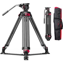 MTT609 A 168,9 cm Taşınabilir Alüminyum Tripod, 360 Derece Küre Başlı, 1/10,2 cm Hızlı Değiştirme Plakası, Dslr Fotoğraf Makinesi/vdeo Için, Toka ve Z