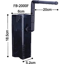Dophin Iç Filtre 400 L/h, 200-FB2000