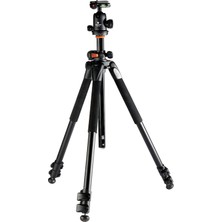 Alta Pro 263AB 100 Alüminyum Tripod, SBH-100 Küresel Başlı, Sony, Nikon, Canon Dslr Kameralar Için, Siyah