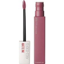 New York Super Stay Matte Ink Likit Mat Ruj - 15 Lover (Pembe)