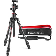 Befree Gt Xpro Carbon: Yuvarlak Başlı Tripod, 496, M-Lock Sistemi, 90 Derece Sütun, 200PL-PRO Plaka, Dslr Veya Csc-Kamera Için, Uzun Objektifli, Makro