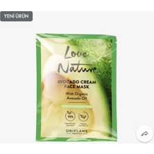 Love Nature Organik Avokado Yağı Içeren Kremsi Yüz Maskesi