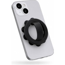Telefon Parmak Tutucu Halka, Yapışkanlı Silikon Telefon Tutucu, Tek Elle Güvenli Kullanım, Telefon Kavrama Aparatı, Selfie, Video Izleme, Mesajlaşma I