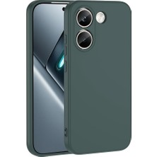 Xiaomi Poco X8 Pro Ile Uyumlu Kılıf Z-Mara Lansman Vieri Tam Koruma Arka Kapak Kamera Koruma Çıkıntılı Pürüzsüz Yüzey Poco X8 Pro Kılıf Koyu Yeşil