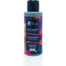Multi-Surface Hibrit Akrilik Boya, 120ML, Su Bazlı, Ahşap Cam Seramik Metal Kumaş Plastik Için (Granit)