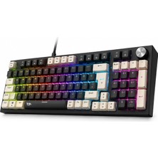 96 Tuşlu Rgb Full Size Kablolu Mekanik Gaming Klavye, Double Shot Tuşlar, Anti-Ghosting, Örgü Kablolu, Dayanıklı Abs Gövde, 96 Tuşlu Mekanik Oyuncu Kl