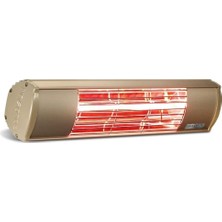 Aqua 1500W IP55 Su Korumalı Dış Mekan Elektrikli Bej Renk Infrared Isıtıcı