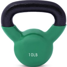 Jfıt Kettlebell Weights Vinyl Coated Iron - 12 Size Options, 5LBS-50LBS - Coated For Floor And Equipment Protection, Noise Reduction, Ballistic, Core,
