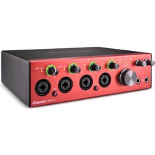 Clarett+ 4pre Usb-C Ses Kartı: Müzik Yaratıcıları Için Stüdyo Kalitesinde Audio Arayüzü, Gerçekçi Ses Sağlayan Dört Düşük Gürültü ve Düşük Distorsiyon