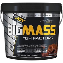 Sports Bigmass Gh Factors Karbonhidrat Tozu, Çikolata Aromalı, 3000 G