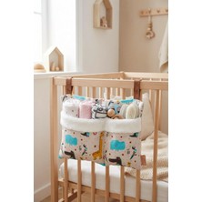 Pratik Askılı Organizer Bebek Arabası Beşik Kenar Fluffy Organizer Animal