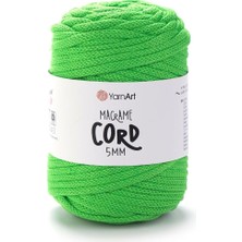 Art Macrame Cord 5 mm - Makrome El Örgü Ipi YEŞIL-802