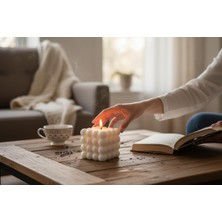 Minik Bubble -%100 Doğal Soya Wax Minimalist Tasarım Mum