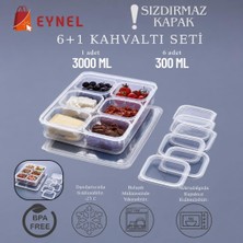 7 Parça Kahvaltılık, Piknik, Seyahat, Gezi Için 6+1%100 Sızdırmaz Saklama Kabı, Şeffaf Buzdolabı Kutusu, Mutfak Kapları (1)