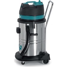 UTP725C Endüstriyel Tip Çift Motorlu Islak ve Kuru Elektrikli Süpürge, 2400W Yüksek Emiş Gücü, Paslanmaz Çelik Gövde, 72 Litre Sanayi Tipi Süpürücü