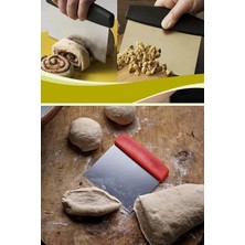Çelik Spatula Hamur Kesici Pasta Kurabiye Hamuru Kesme Pasta Sıvama Malası