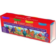 Faber Castell Oyun Hamuru 4'lü Klasik Renkler