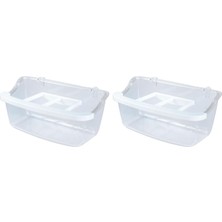 's Kuş Yemlikleri, 10 cm Izgaralı Mamalık, Şeffaf x 36 Adet (2 Paketi)