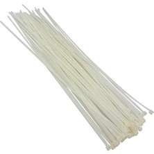 Parcbeny 100'LÜ Paket 15 cm 2.5 mm Beyaz Sağlam Kopmaz Kablo Bağı (100, 15 Cm)
