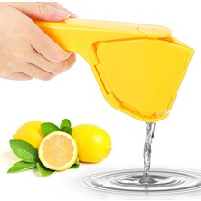 Sarı Limon Sıkacağı Zahmetsiz Kireç Sıkacağı Manuel Düz Narenciye Basın Kolay Sıkma Katlama Düz Sıkacağı Portakal Meyveleri Için El Suyu Sıkacağı