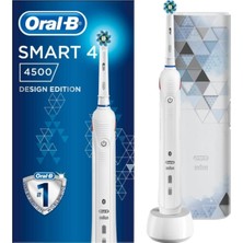 Smart 4500 Modern Motif Şarj Edilebilir Diş Fırçası Cross Action Beyaz
