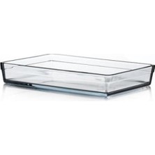 Paşabahçe Dikdörtgen Borcam Tepsi, 35,7X25,7 Cm, 4350 cc